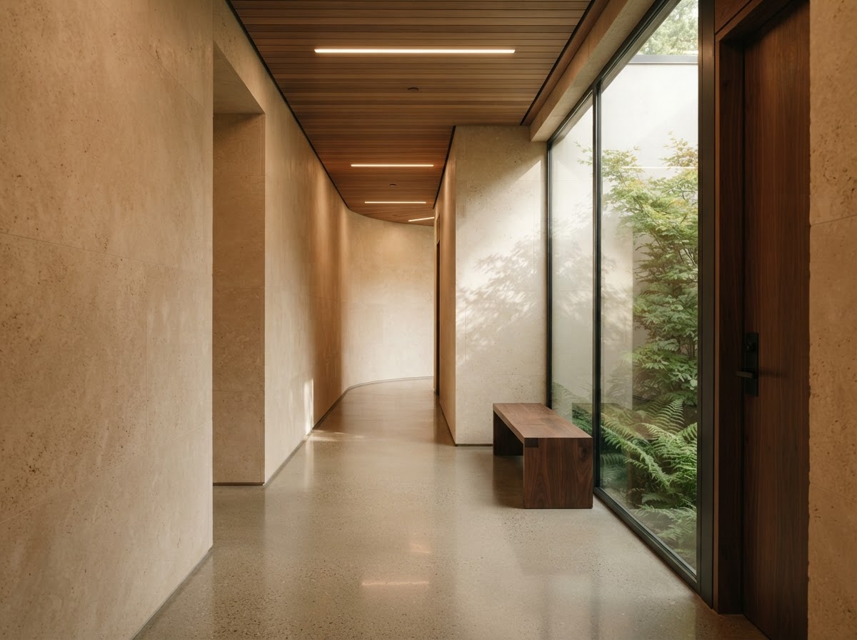 Calm practice hallway at Palmer & Herman Chiropractic